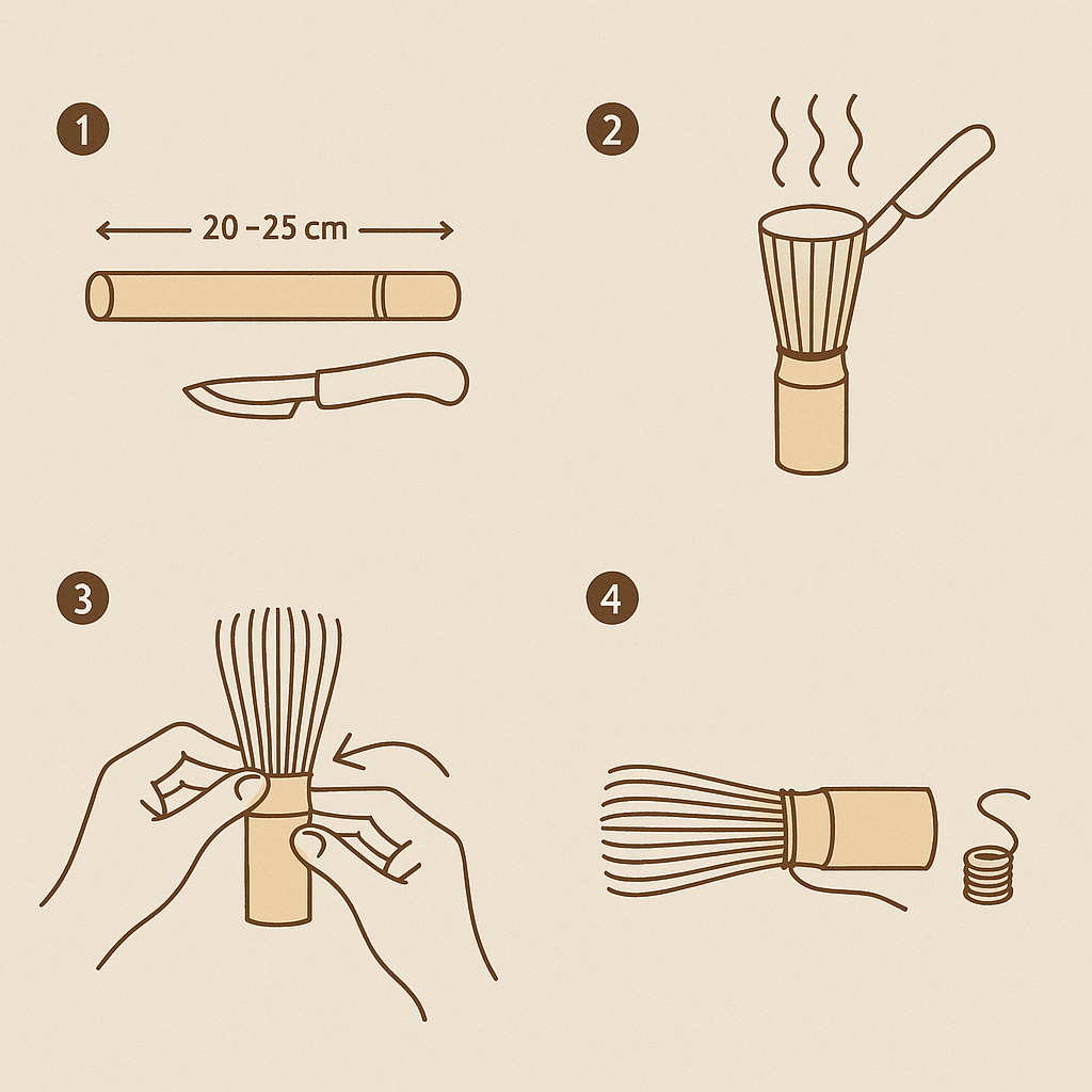 Chasen: Der traditionelle Matcha-Besen – Geschichte, Herstellung und Bedeutung