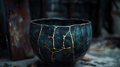 Kintsugi Matcha Schale
