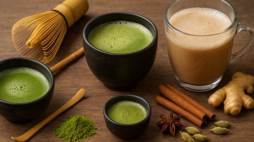 Matcha meets Chai: Wenn Grüntee & Gewürze aufeinandertreffen
