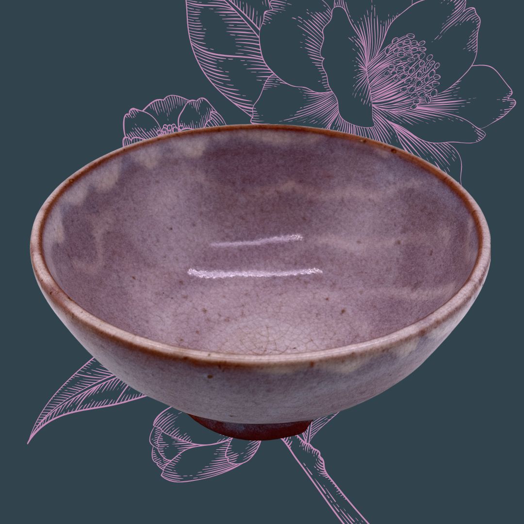 Japanische Mino Keramikschale – Handgefertigtes Unikat aus Keramik