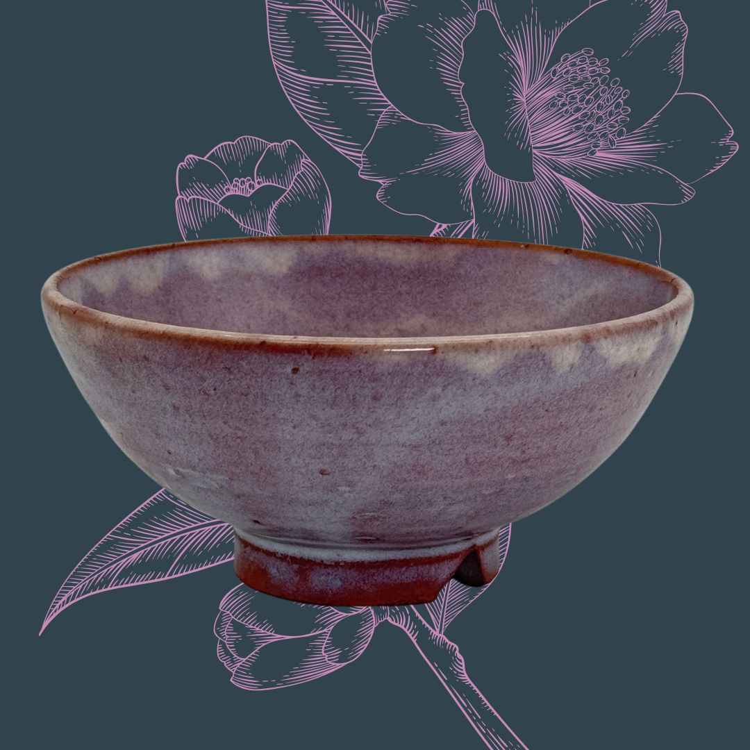 Japanische Mino Keramikschale – Handgefertigtes Unikat aus Keramik