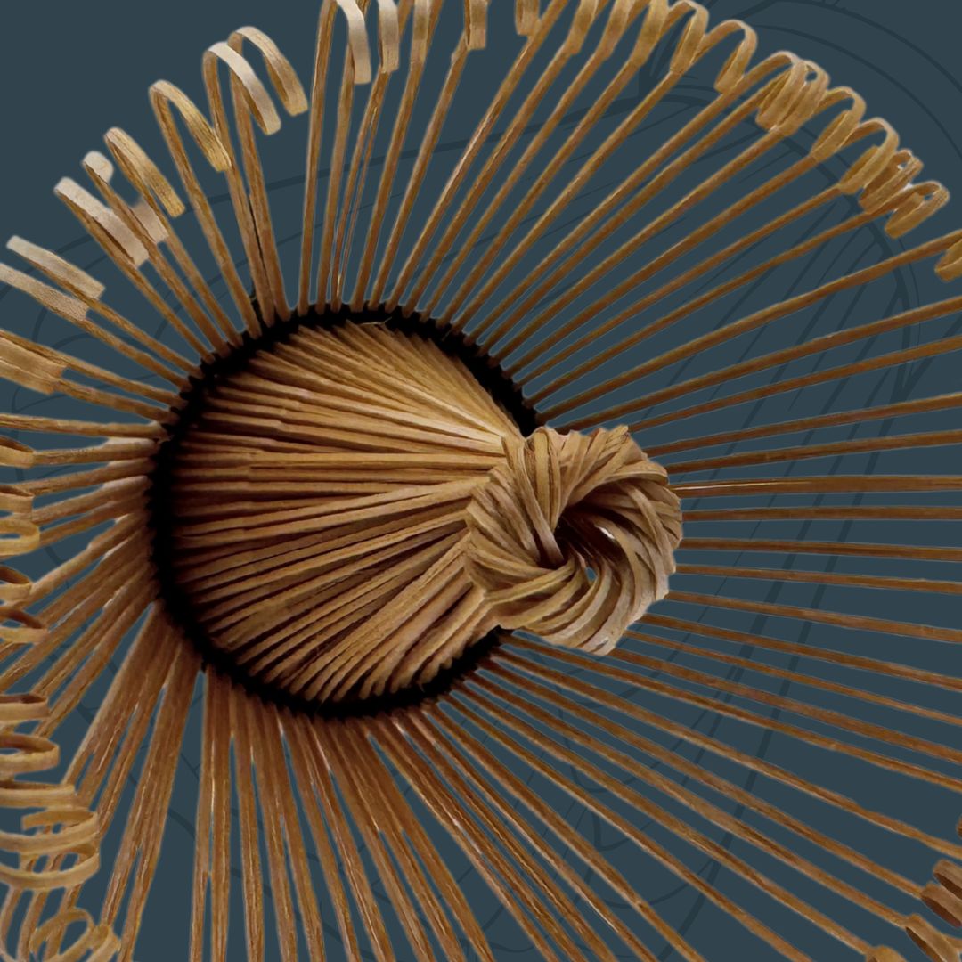 Matcha-Besen aus Bambus – Chasen (100 Borsten)