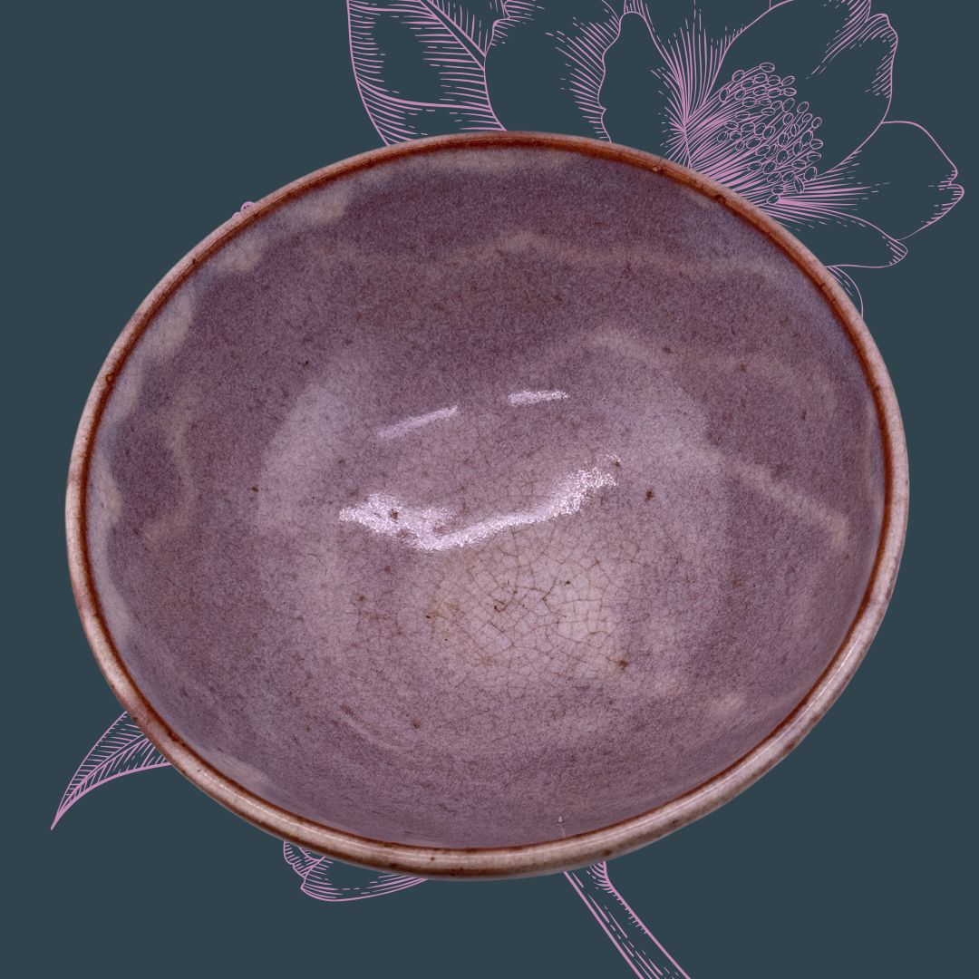 Japanische Mino Keramikschale – Handgefertigtes Unikat aus Keramik