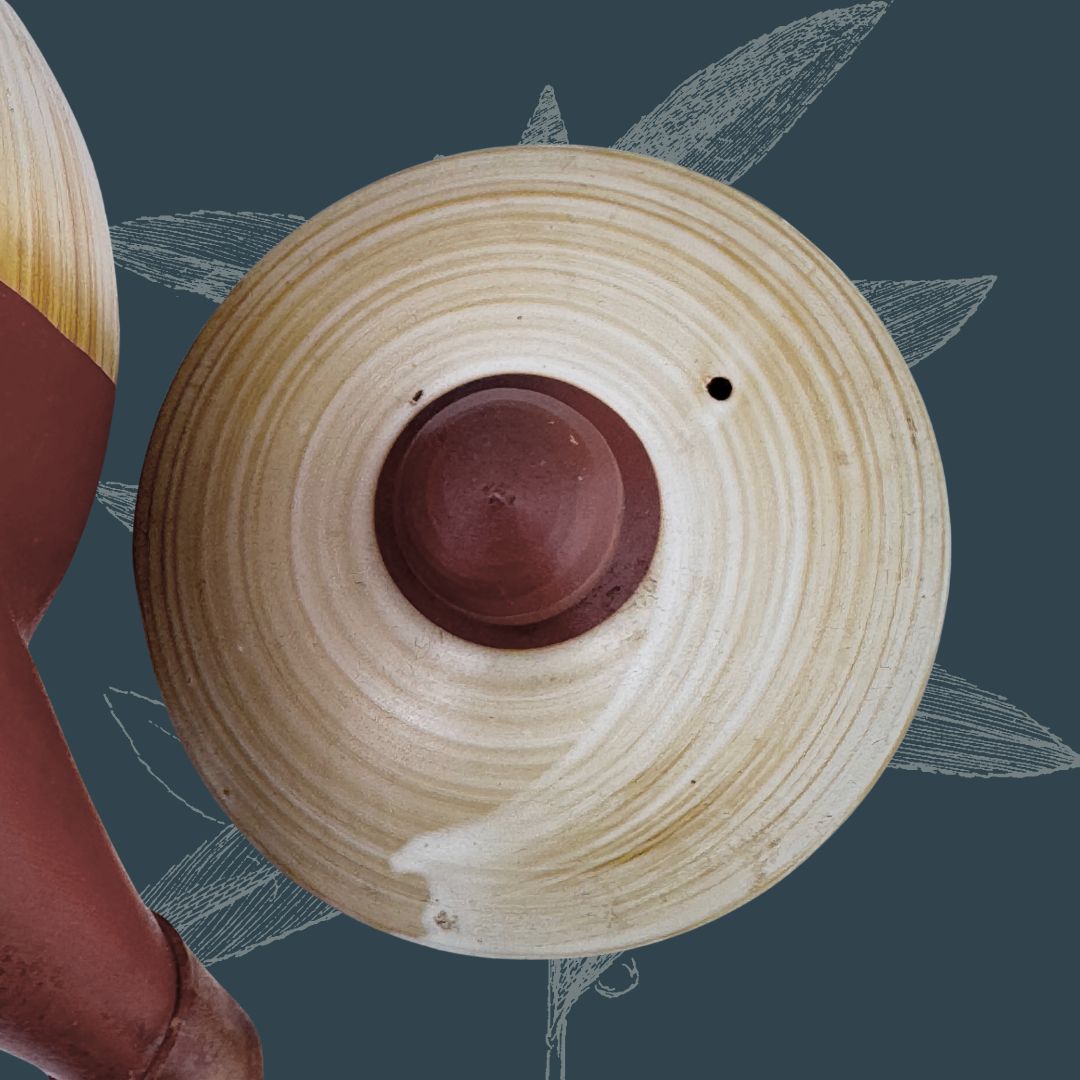 Japanische Kyusu – Seitengriffkanne aus Tokoname-Ton