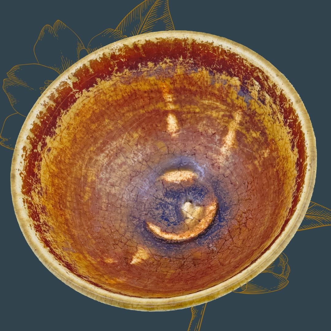 Chawan in Ki-Seto-Tradition (黄瀬戸茶碗)