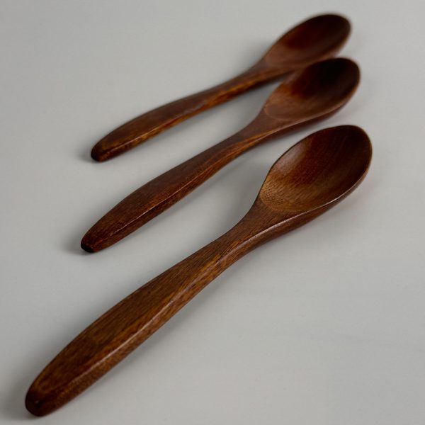 Japanischer Teelöffel aus Kirschholz – Chashaku Saji 小匙