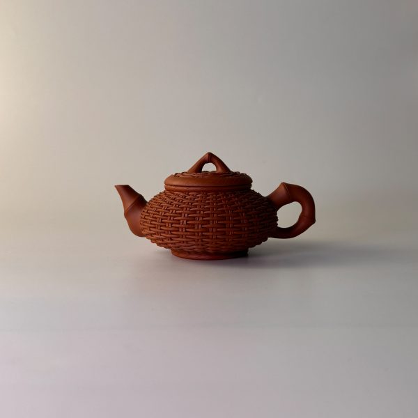 Teiera giapponese Ushirode Kyusu – tempo fuso in argilla