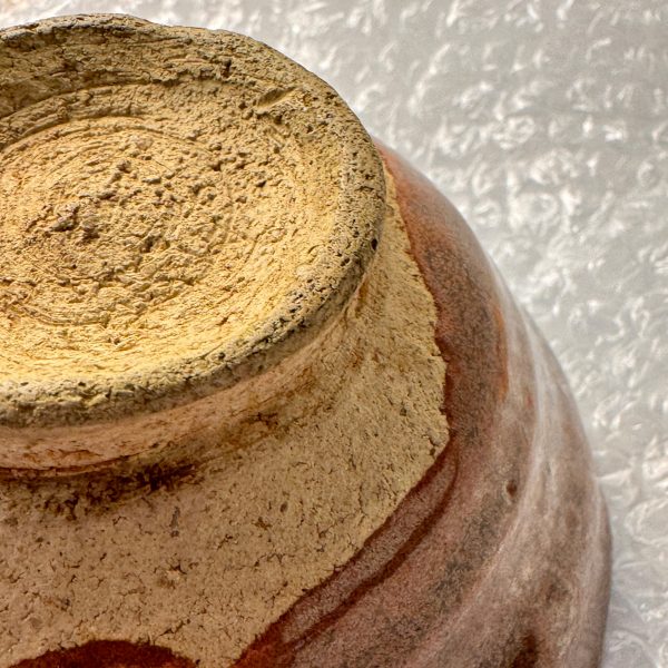 Japanische Matcha Teeschale Chawan – Ido-Gata mit braunroter Glasur