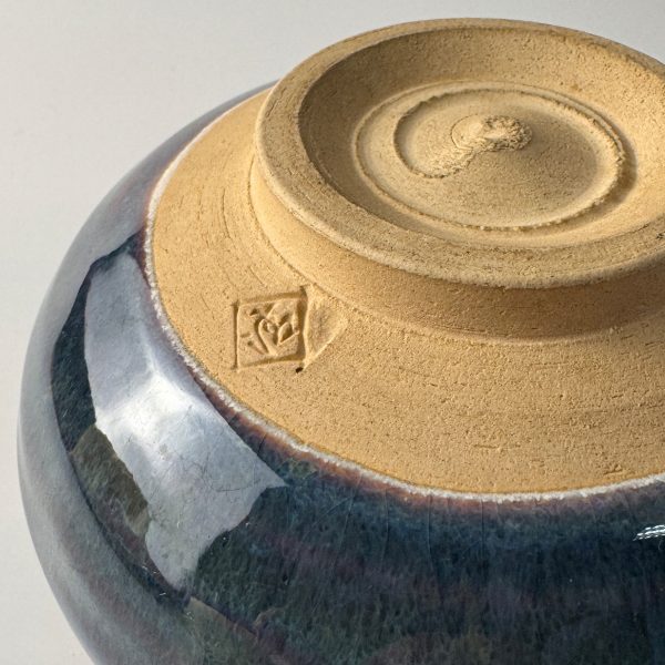 Blau Lila Matcha Schale aus Japan