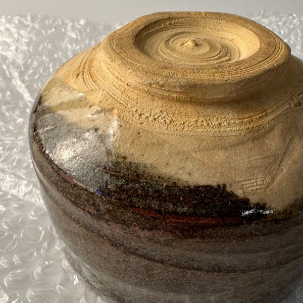 Japanische Matcha Teeschale – Han tsutsu-gata „Earth“ (1910)