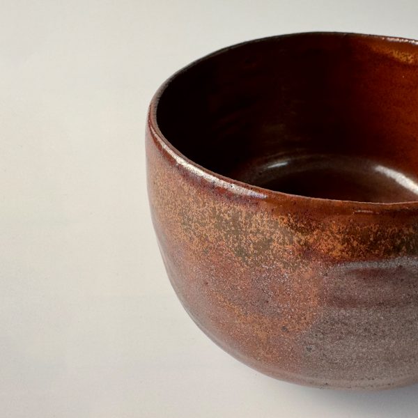 Matcha bowl “rust ash” – Han tsutsu-gata Chawan from Japan