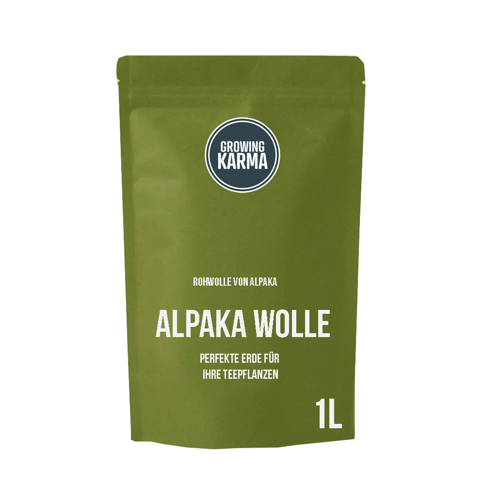 Alpakawolle Rohwolle Organischer Langzeitdünger