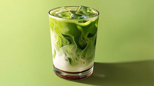 Iced Matcha Latte 