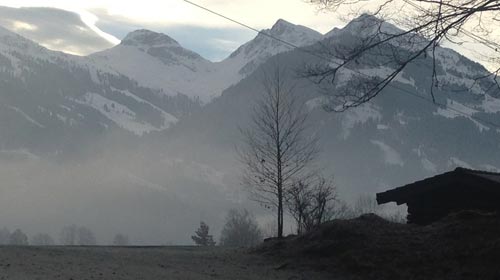 Dampf am Morgen