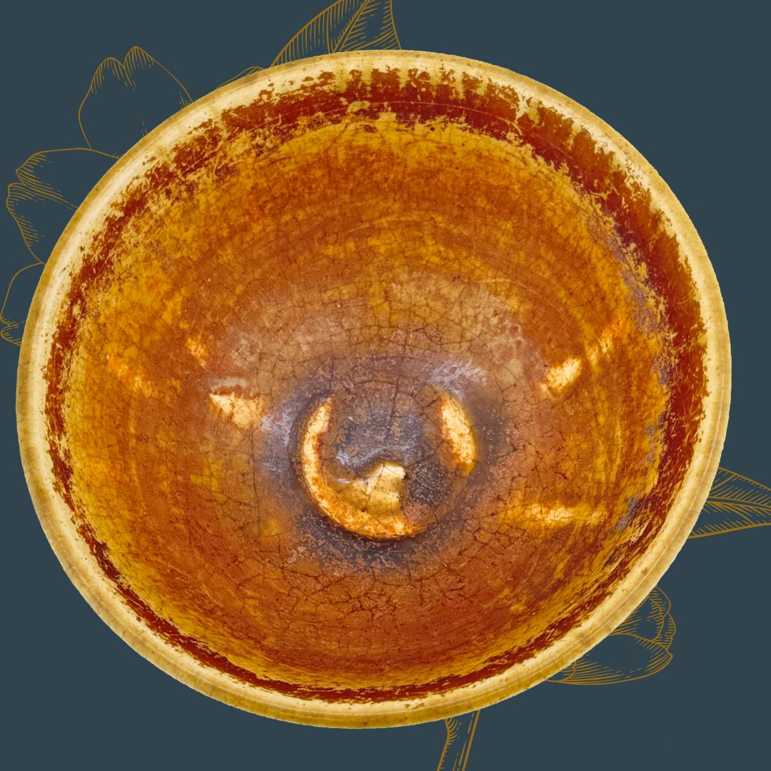 Chawan in Ki-Seto-Tradition (黄瀬戸茶碗)