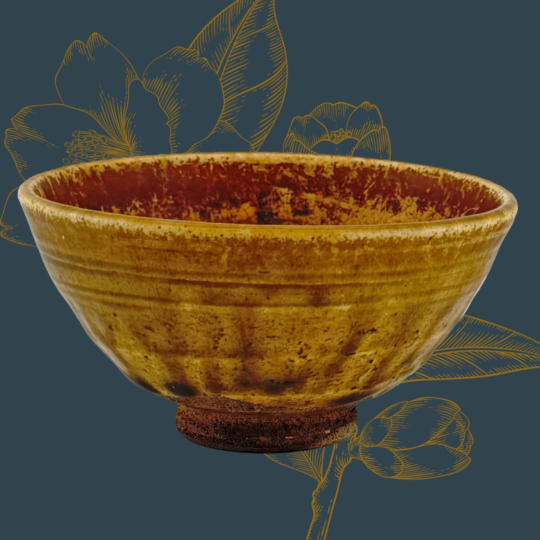 Chawan in Ki-Seto-Tradition (黄瀬戸茶碗)