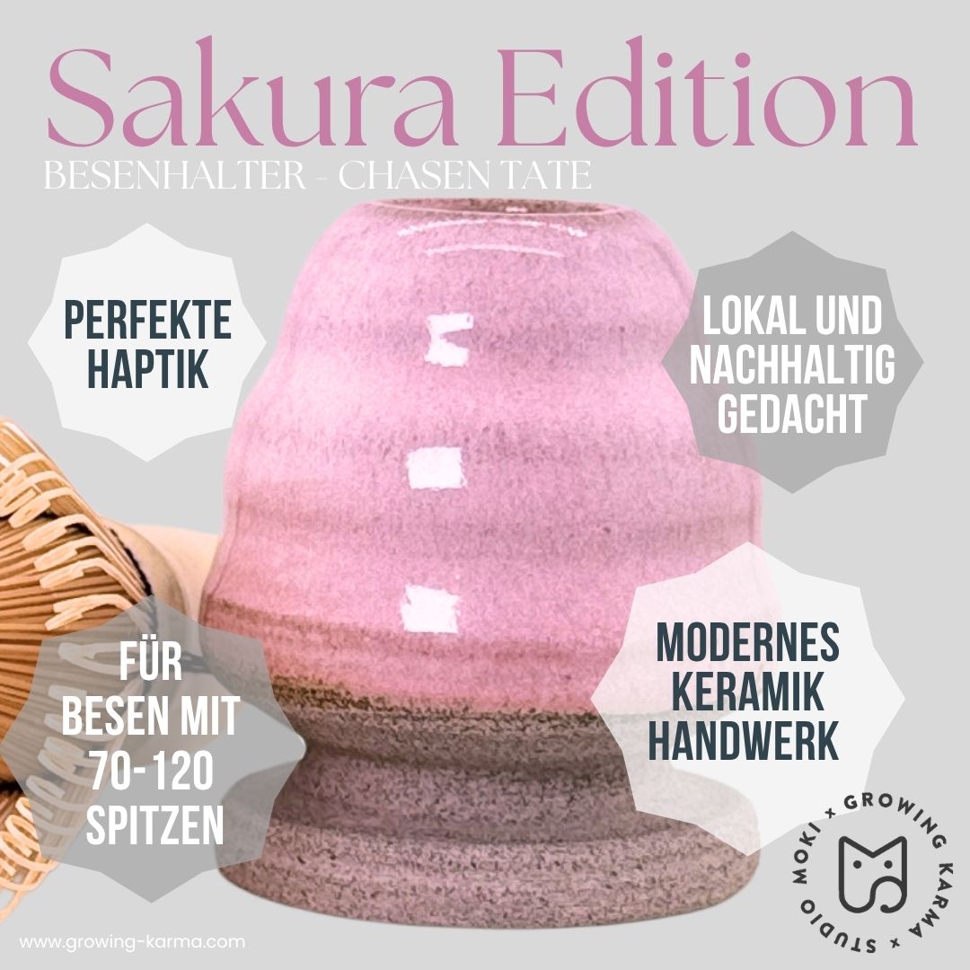 Chasen Yasume Tate Growing Karma x Studio Moki Sakura Edition