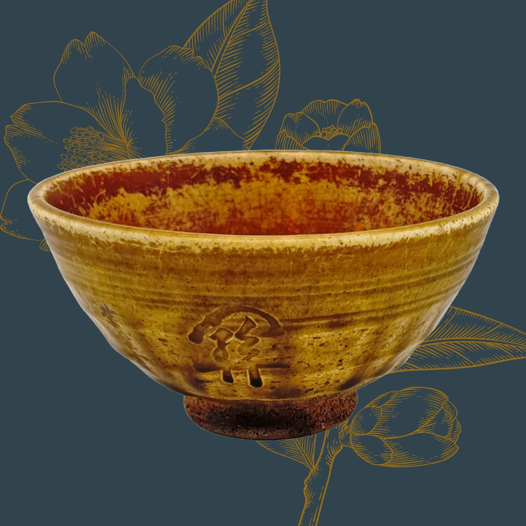 Chawan in Ki-Seto-Tradition (黄瀬戸茶碗)