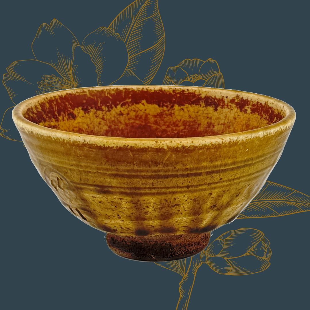 Chawan in Ki-Seto-Tradition (黄瀬戸茶碗)