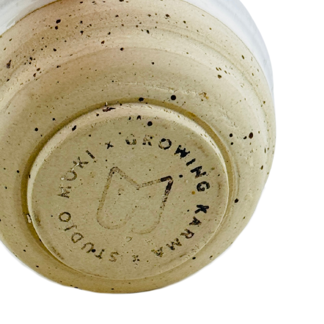 Matcha tea bowl Growing Karma x Studio Moki Sakura Edition