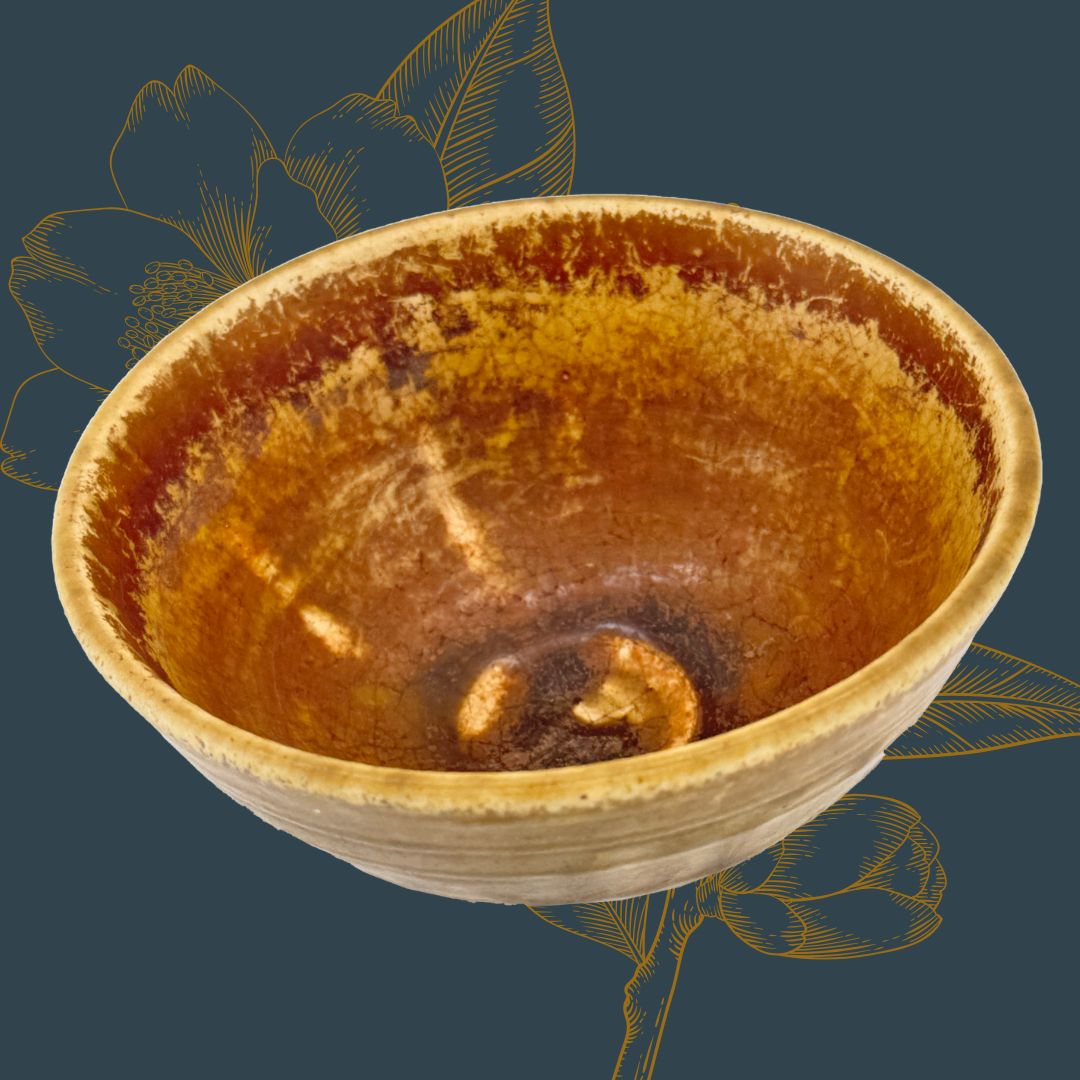 Chawan in Ki-Seto-Tradition (黄瀬戸茶碗)