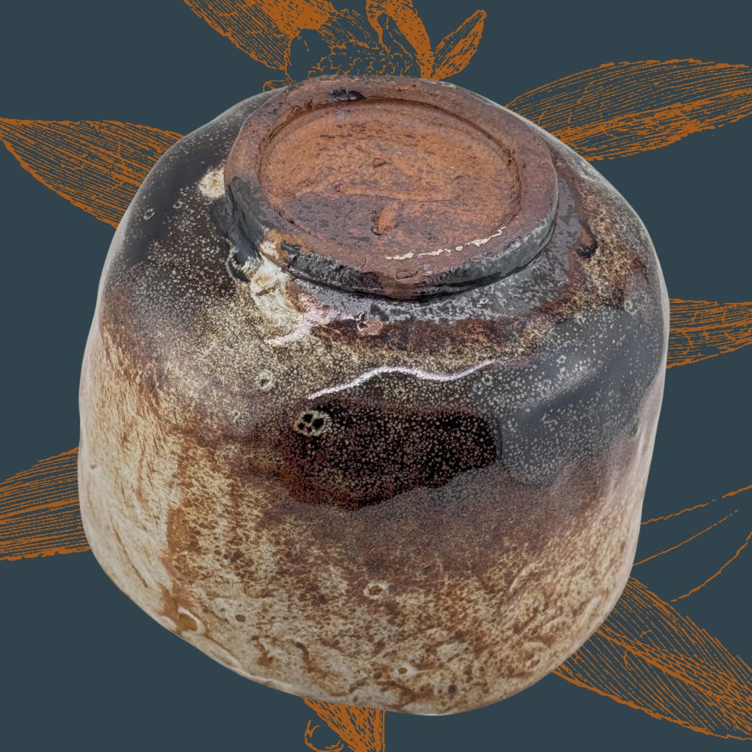 Matcha Schale Chawan – Hagi-Stil, handgemacht, signiert