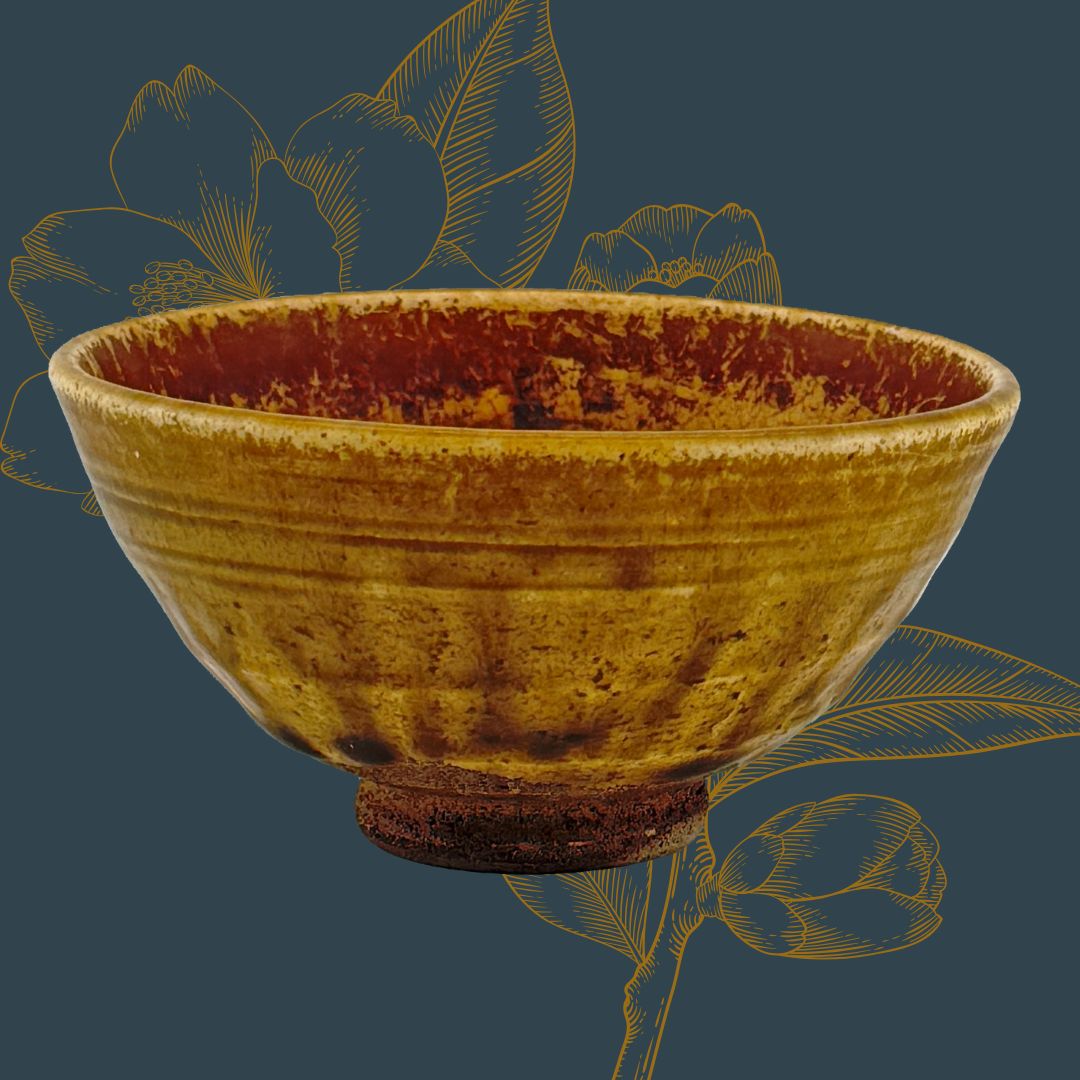 Chawan in Ki-Seto-Tradition (黄瀬戸茶碗)