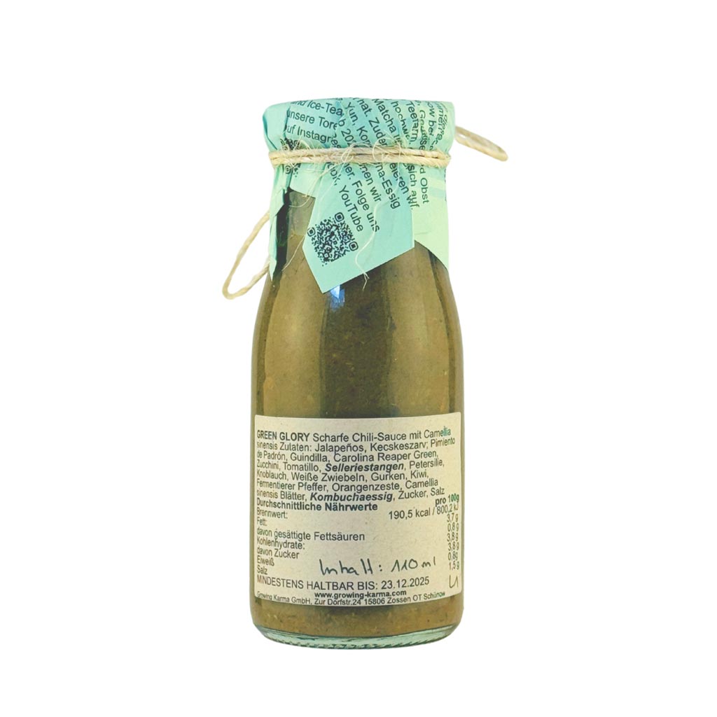 Green Glory Hot Chili Sauce 110g
