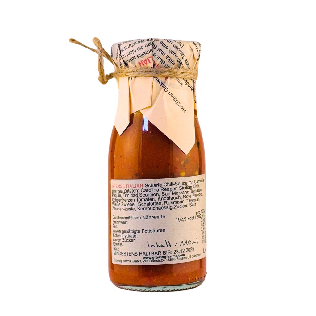 Intense Italian Hot Chili Sauce 110ml