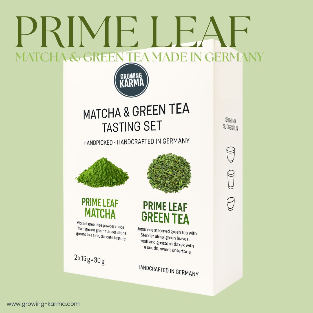 Prime Leaf Matcha & Green Tea Tasting Set 2 x 15g