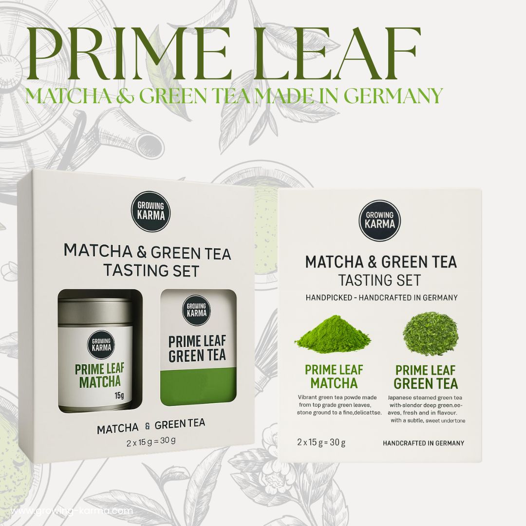 Prime Leaf Matcha & Green Tea Tasting Set 2 x 15g