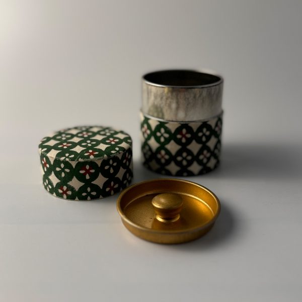 Natsume - Japanischer Tee Dose Washi Grün