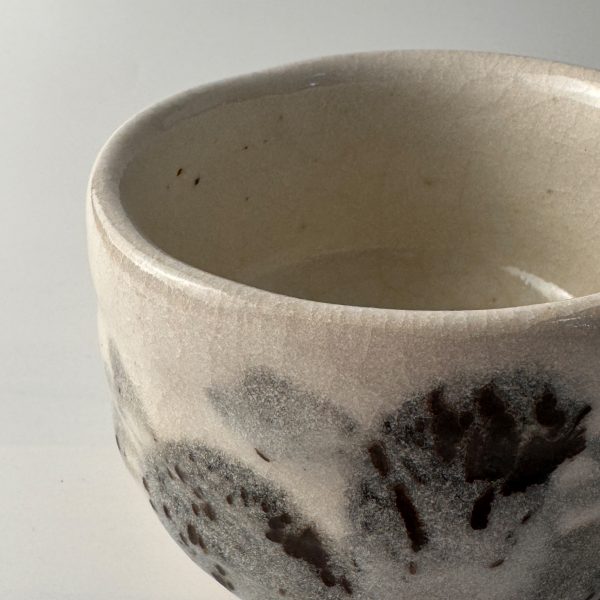 Original Japanische Matcha Teeschale - Han tsutsu-gata - Momoyama