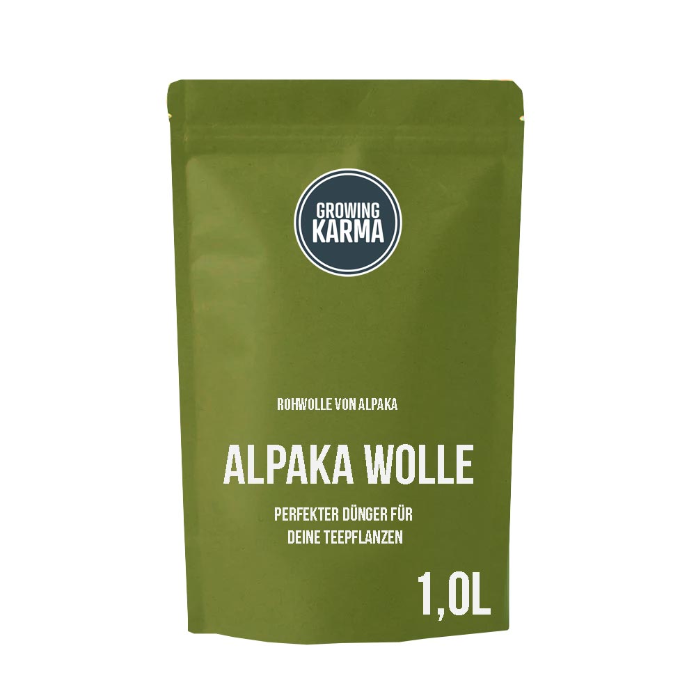 Alpakawolle für Teepflanzen