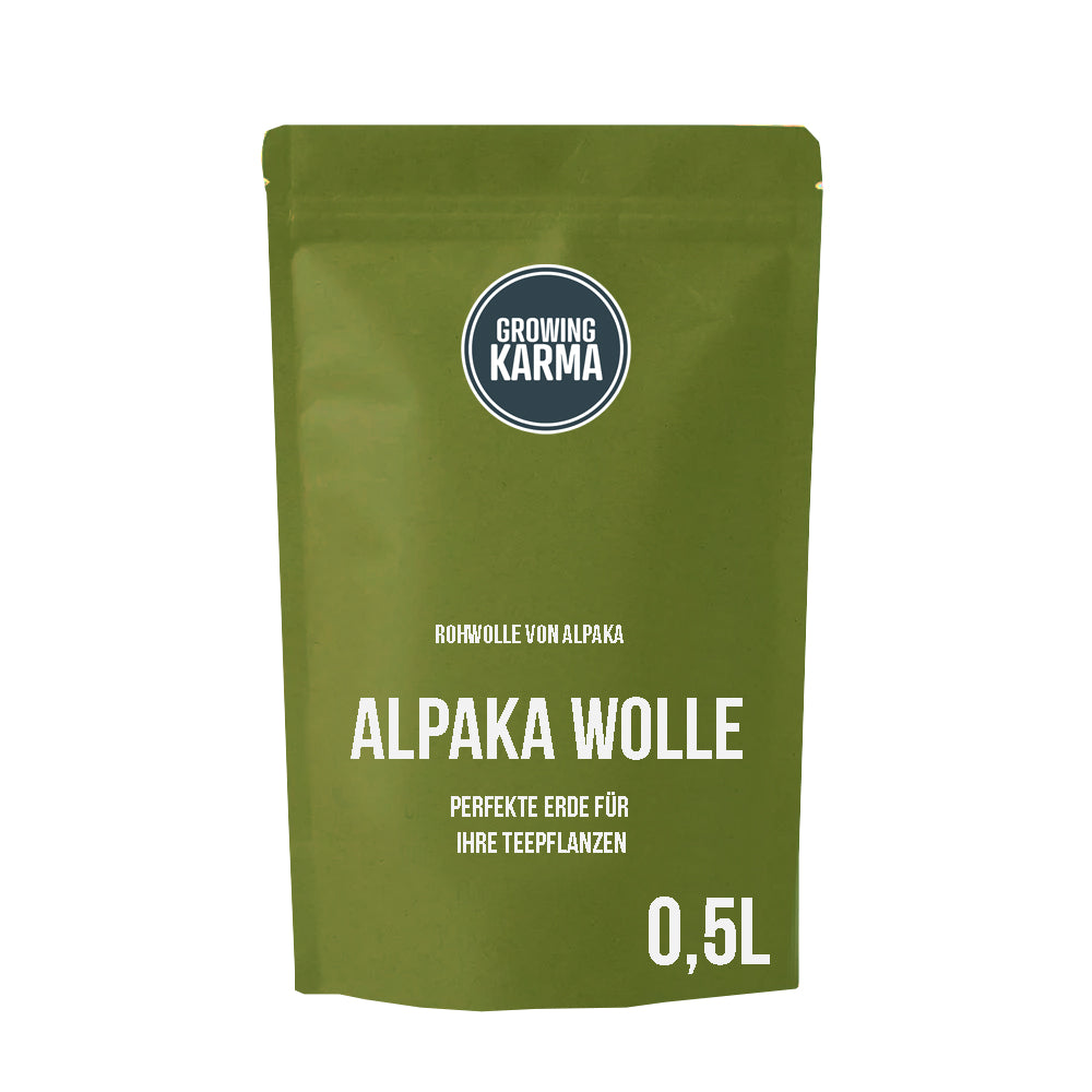 Alpakawolle Rohwolle Organischer Langzeitdünger